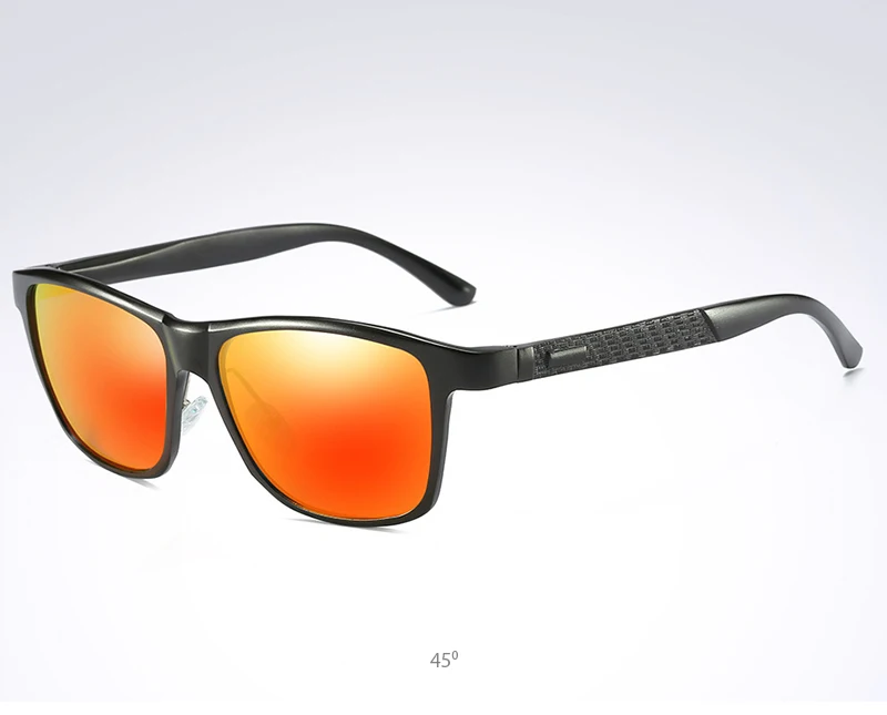 FUQIAN алюминиево-магниевые мужские поляризованные солнцезащитные очки, высокое качество, квадратные мужские солнцезащитные очки, крутые зеркальные синие очки для вождения