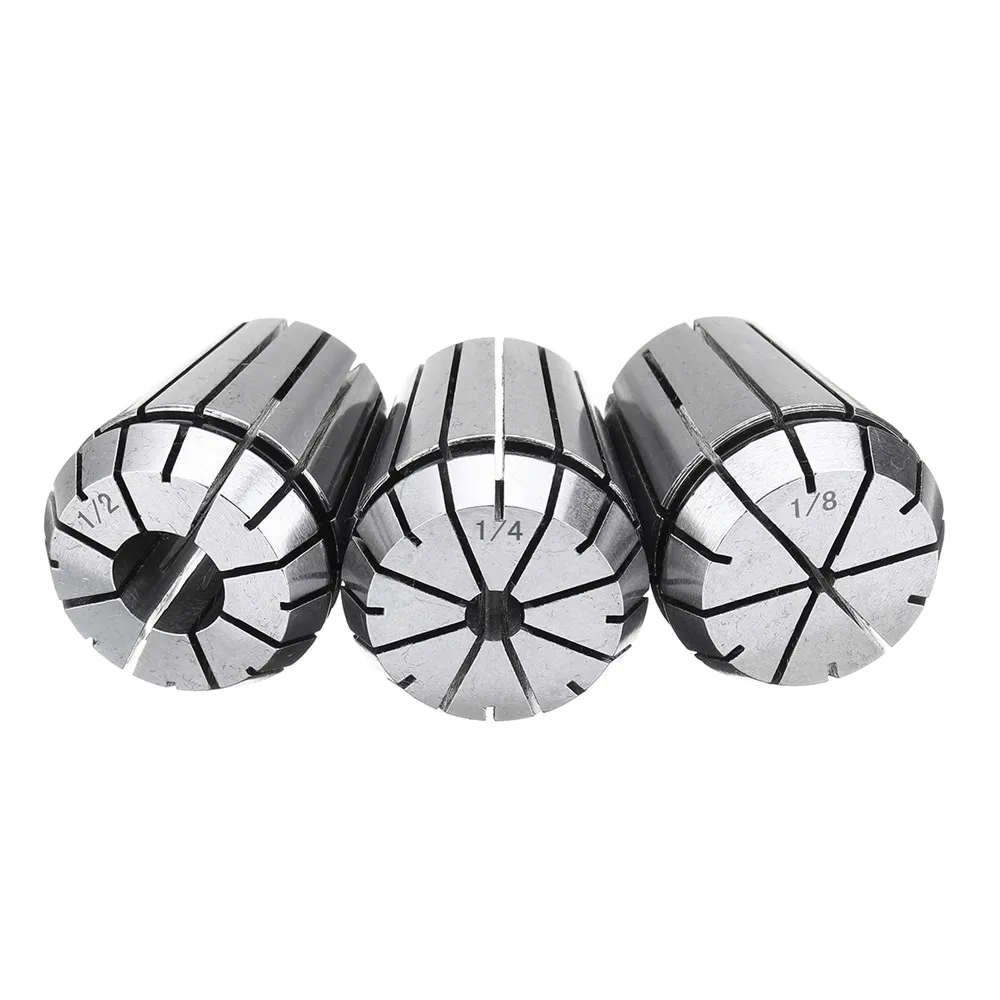 3 шт./компл. Wolike ER32 1/8 1/4 1/2 станок для изготовления пружин с цанговый станок для резьбы по дереву фрезерный цанговый патрон токарного станка инструменты