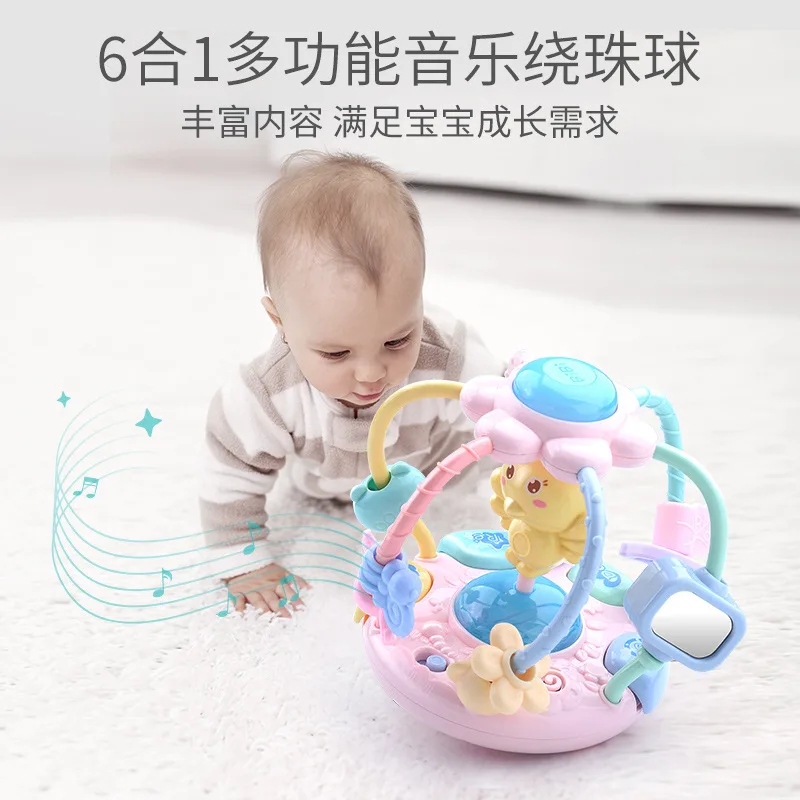 

Infant GIRL'S Educational Hand Rattle Voiced Move Bite 6-12 Month 3 Baby 0-1-2-And-a-Half-Year-Old Toy Boy