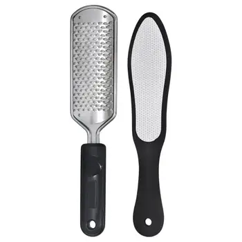 

2PCS Black Foot Rasp File Hard Dead Skin Callus Remover Professional Pedicure File Tools Grinding Feet Skin Care
