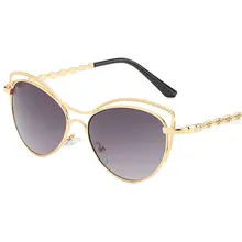 Новые Солнцезащитные очки женские Винтажные Солнцезащитные очки женские роскошные брендовые ретро-очки с зеркальными стеклами женские большие солнцезащитные очки с коробкой FML