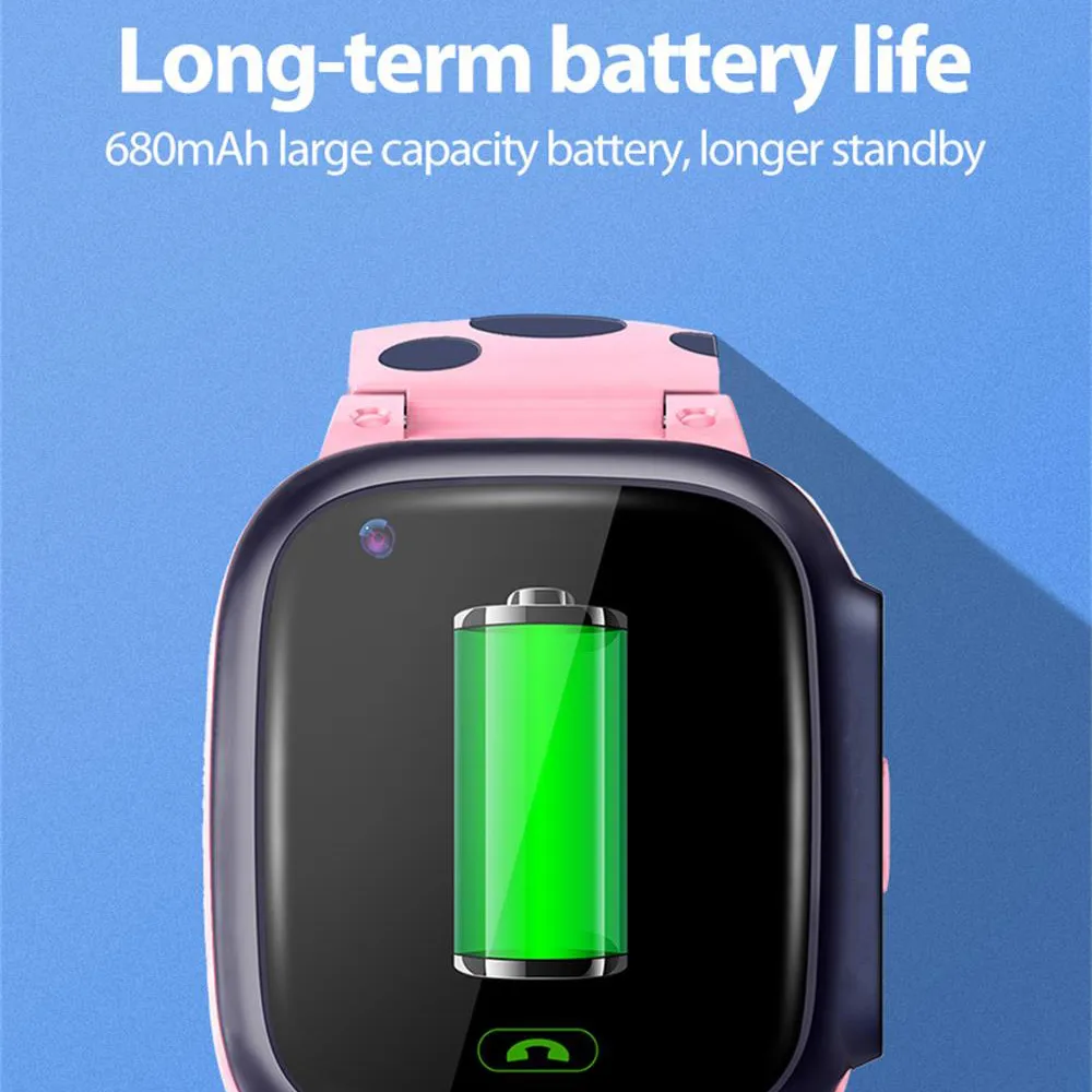  Y95 Child Smart Watch Phone GPS Waterproof Kids Smart Watch 4G Wifi Antil-lost SIM Location Tracker - 4000063957021