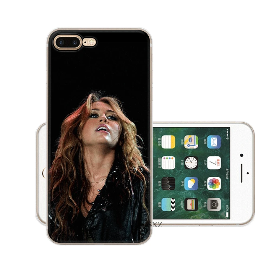 Чехол для мобильного телефона tpu для iPhone 11 Pro X XS Max iPhone XR 6 6S 7 8 Plus 5 5S SE чехол Miley Cyrus - Цвет: 8