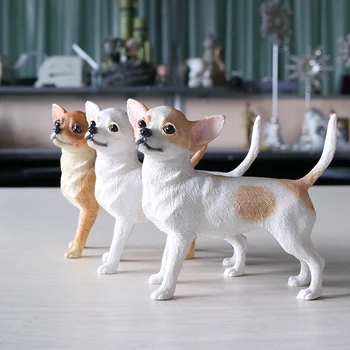 

Fashion Simulation Animal Model Car Crafts Dog Decoration Figurines Miniatures Murals Home Decoration Crafts Dogs Accessories