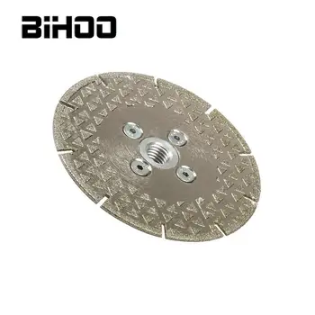 

125mm Electroplated Diamond Cutting Grinding Disc Saw Blades Double Side Coated Diamond Wheel with M12 M14 M16 Flange 1Pc