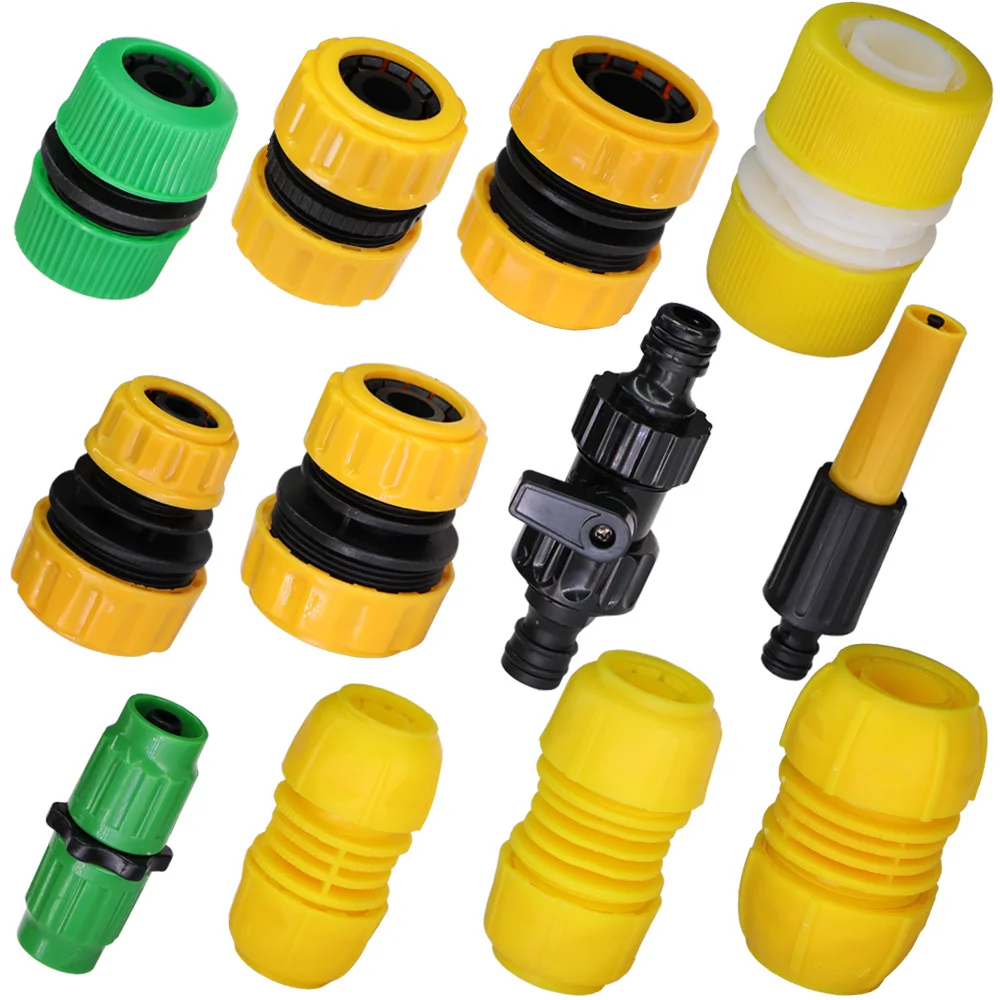 

MUCIAKIE Garden Hose Quick Connector 1/2'' 3/4'' 1'' 1.2'' Repair Coupling Adapter Watering Irrigation Tubing Joint Pipe Fitting