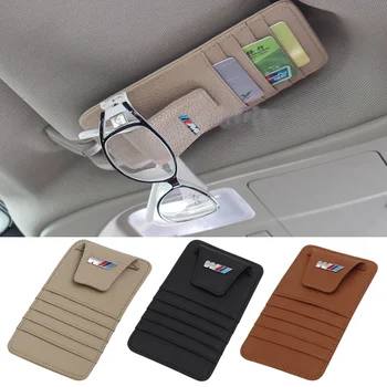 

1pc Car business card holder car sunshade bank card clip For bmw M Sticker e46 e90 f20 e39 f10 X1 X3 X4 X5 X6 X7 Car accessories