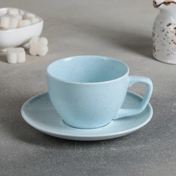 

Amelia tea pair: 200 ml cup, 14.2 cm saucer, blue
