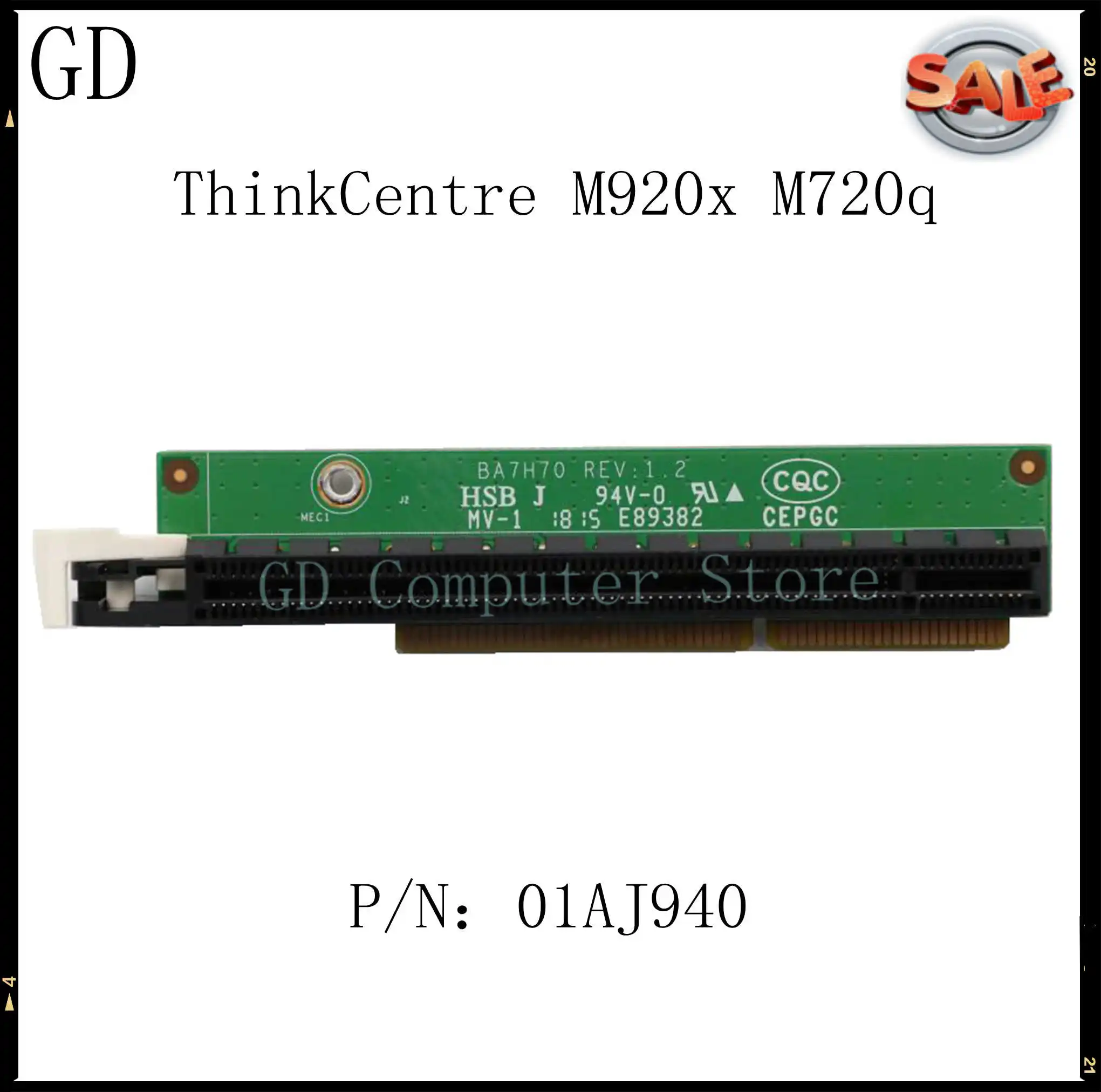 GD новая Оригинальная Подлинная для Lenovo ThinkCentre M920x M920Q M720q ThinkStation P330 PCIE16 карта