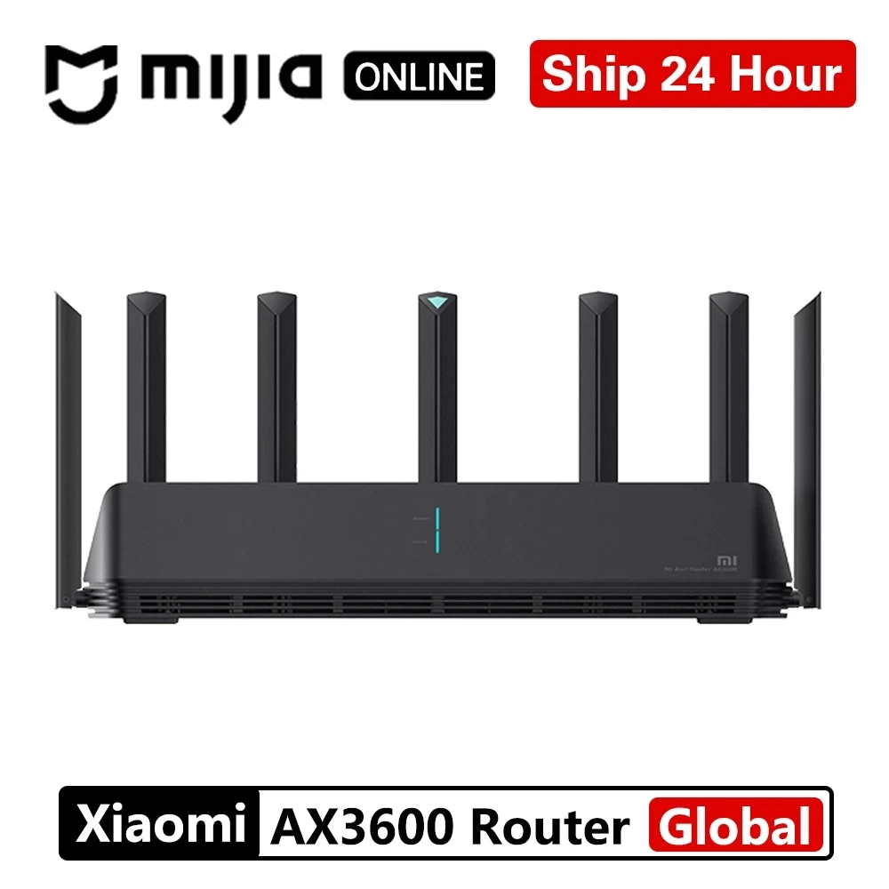 Xiaomi AX3600 AIoT маршрутизатор Wifi 6 5G WPA3 Wifi6 600Mb двухдиапазонный 2976Mbs гигабитный скорость