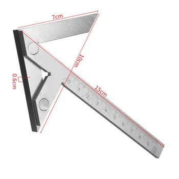 

Centering Square 100*70mm Gaging Center Gauge Tool Round Bar Marking Finder