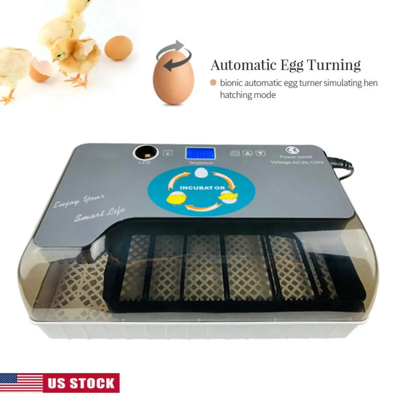 

Digital Automatic 4-35 Eggs Incubator Egg Hatching Machine For Duck Bird Goose