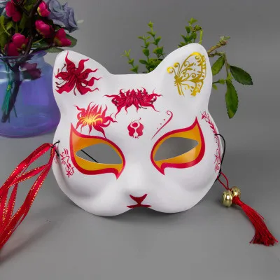 

Japanese Fox Masks Cat Anime Cosplay The Light Of The Fireflies Forest Natsume Yuujinchou Fox Mask Halloween Fox Cat Face Masks