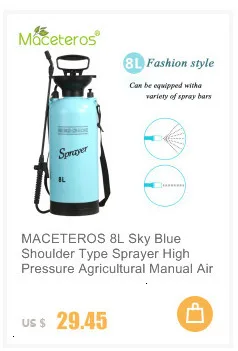 MACETEROS 8L оранжевый наплечный опрыскиватель высокого давления сельскохозяйственный Автомойка ручной воздушный насос опрыскиватель садовый спрей серия
