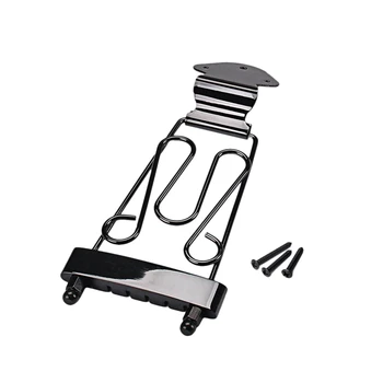 

Quality 6-String Jazz Archtop Guitar Trapeze Tail Wire Frame Hollow Semi-Hollow Electric Guitar Black Pull Board