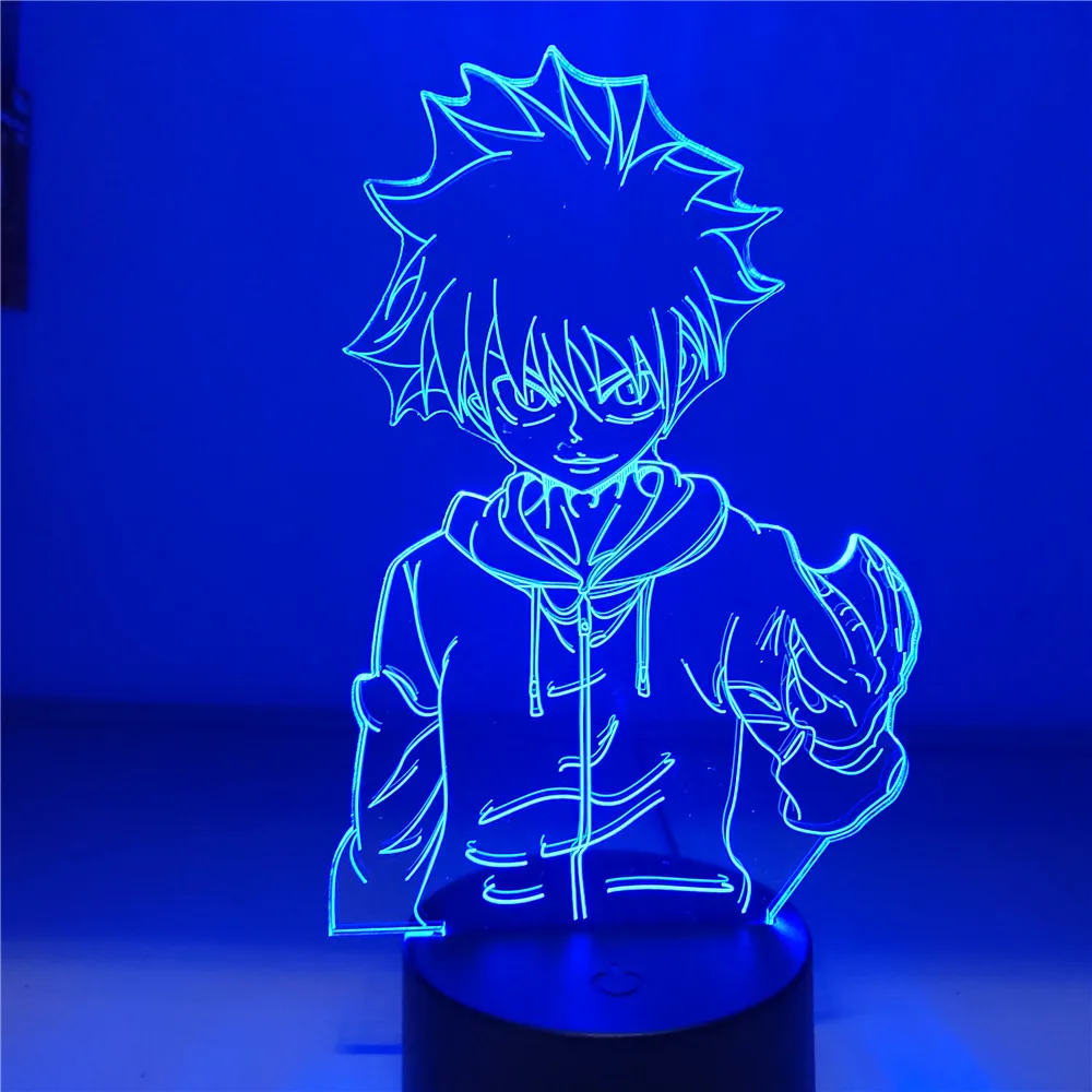 Аниме Hunter X хоть светодиодный ночной Светильник фигурки 3D лампа Украшения в