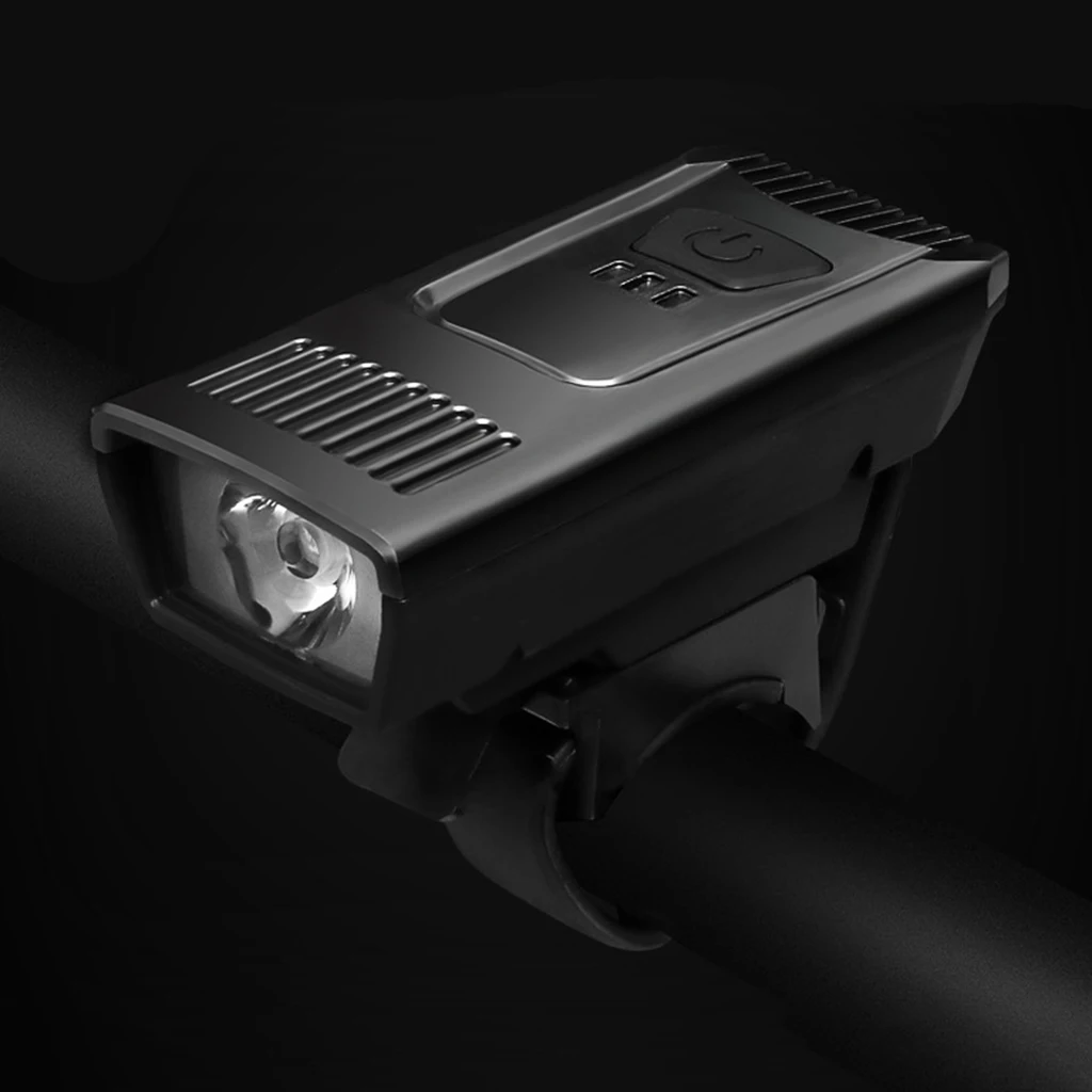 USB Rechargeable Bike Light Waterproof 4-Model Bicycle Front Headlight Easy to Install for Road Mountain Cycling Scooter