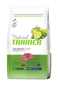 

TRAINER TRAINER NATURAL MAXI ADULT BEEF & RICE for adult dogs of large breeds with beef and rice