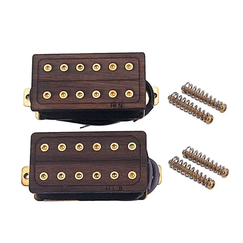 

Rose Wood Neck Bridge 50mm 52mm Electric Guitar Humbucker with Screws