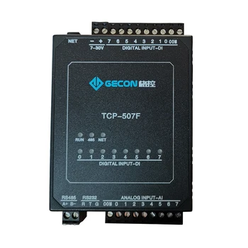 

Ethernet module 8AI8DI industrial acquisition control module ModbusRTU TCP UDP protocol IO unit 0~20mA0~10V0.1% accuracy 7-30VDC