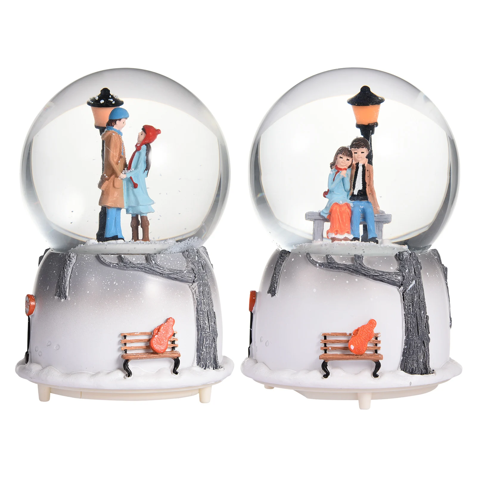 

Couple Crystal Ball Music Box Musical Crystal Ball Perfect Gift With Snowing Effect Collectible Crystal Ball Ideal Gift