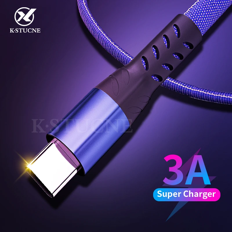 3A USB Type C Cable Quick Charger For Samsung S9 S8 Plus Note9 Huawei Honor Data Sync Type-C Phone Charging Cord | Мобильные