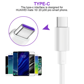 

For HUAWEI Mate 10/20 P30 Pro Usb Type C Charging Cable Micro-Usb 1m Data Cabel Durable Charging Cables For Dropshipping