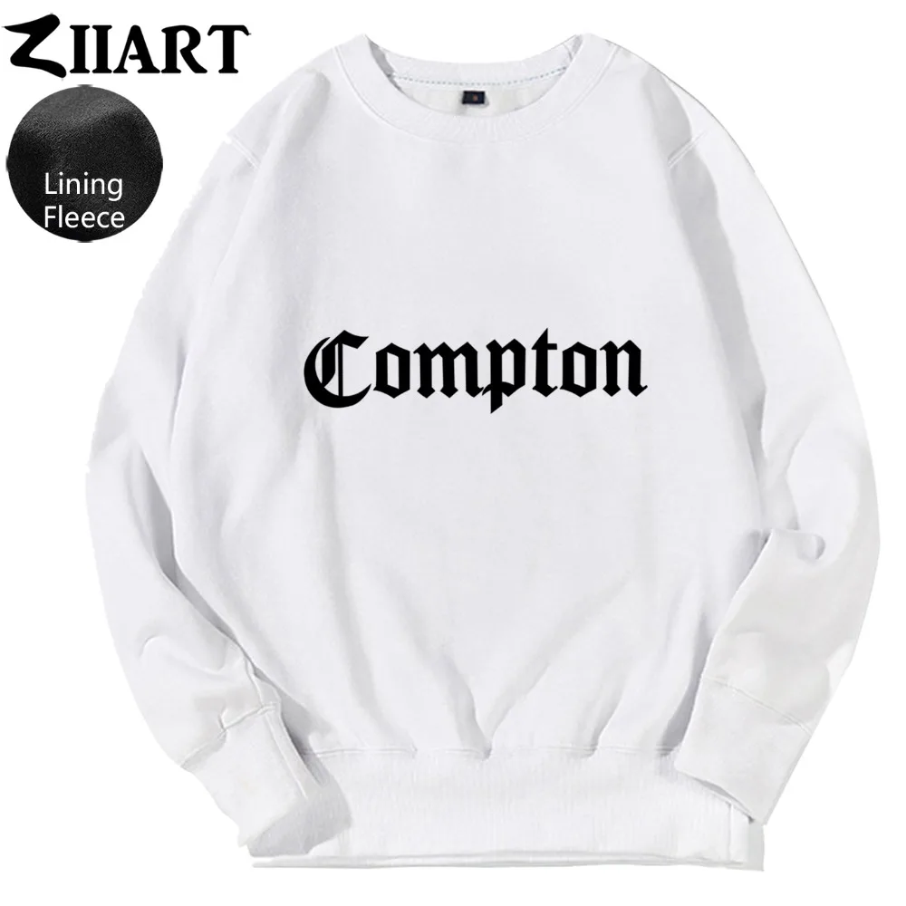 Compton Готический шрифт девушки женщина флис Толстовка Пара Одежда ZIIART