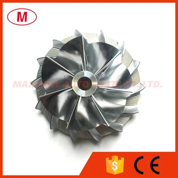 

K26 51.00/71.00mm 7+7 blades Forward High Performance Turbo Billet Compressor wheel/Aluminum 2618/Milling wheel for M57D30TOP