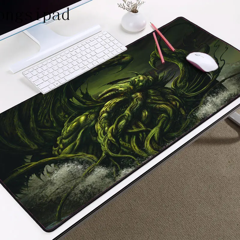 Популярные игровые коврики для мыши Ksulu Cthulhu Mythos Monster креативные HD обои с принтом