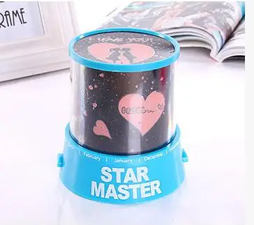 star lover СВЕТОДИОДНЫЙ Ночник Луна звезды Звездное небо Проектор с музыкой 12,5 см высокий рождественский подарок для детей Рождественский лазерный проектор - Испускаемый цвет: star lover