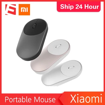 

Xiaomi Portable Mouse Anodized Aluminum Alloy Shell Abs Material Bluetooth Or 2.4g Dual Mode Thin And Simple And Light