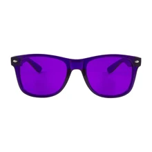 1 шт цветные терапевтические очки, цветные линзы, повышающие настроение очки, потрясающие Модные Цветные солнечные очки