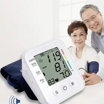 

Digital Wrist Blood Pressure Monitor Pulse Rate Heart Beat Rate Meter Device Medical Equipment Tonometer BP Sphygmomanometer