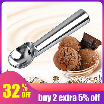 

Stainless Steel Ice Cream Spoon Portable Aluminum Alloy Non-stick Anti-feeze Ice Cream Baller Scoop Home Kitchen Tools