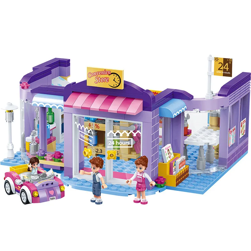 

House Building Blocks Princess DIY Figures Compatible Legoinglys Friends Blocks Bricks Model Educational Toys for Girls Gift