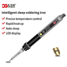 CXG E60S soldering iron sleep function digital display regulator temperature professional Electric Soldering Tin tool 220V 60W