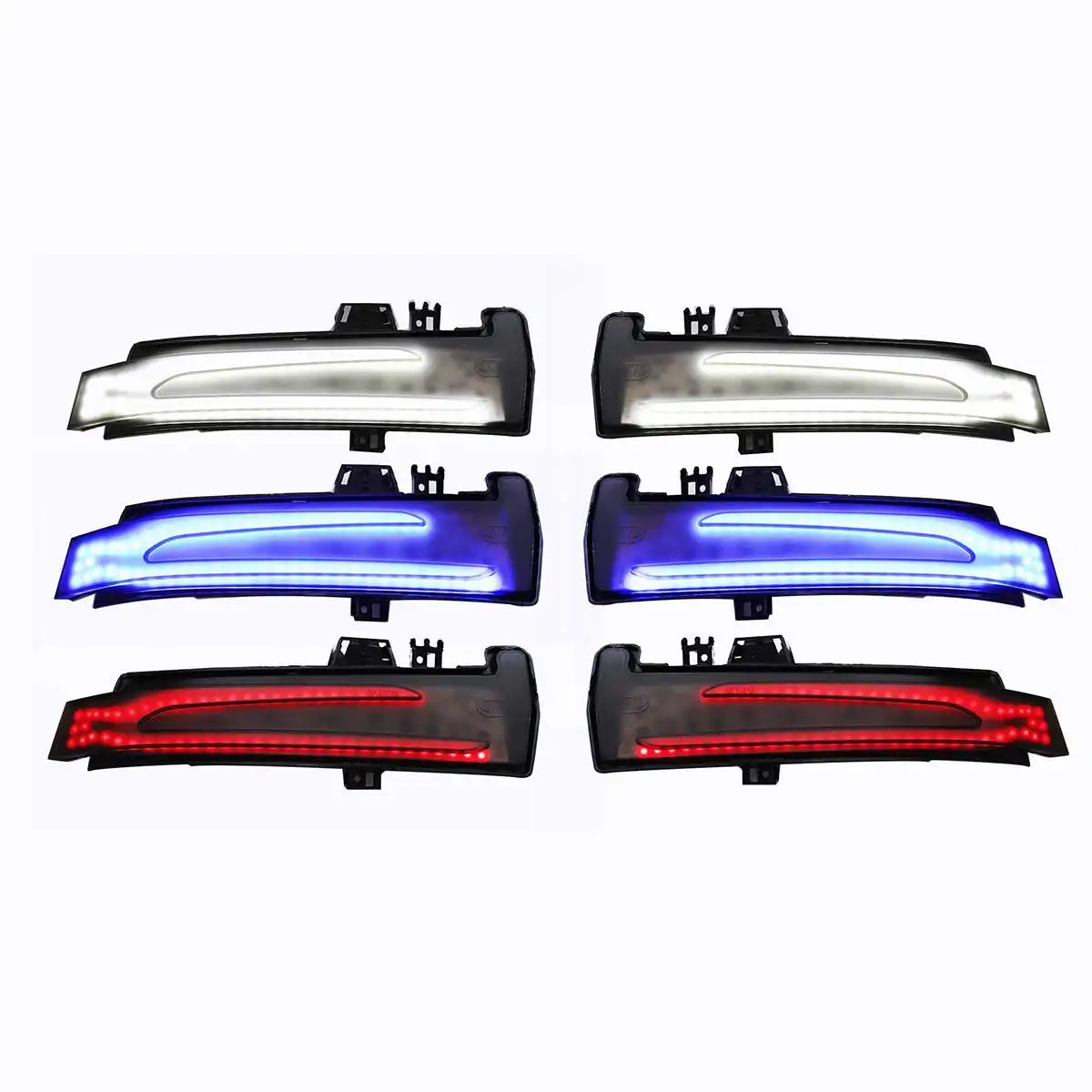 

Pair Dynamic LED Side Wing Mirrors Indicator Flowing Turn Signal Light Startup Breath Light for Mercedes Benz W212 AMG,S65 S63