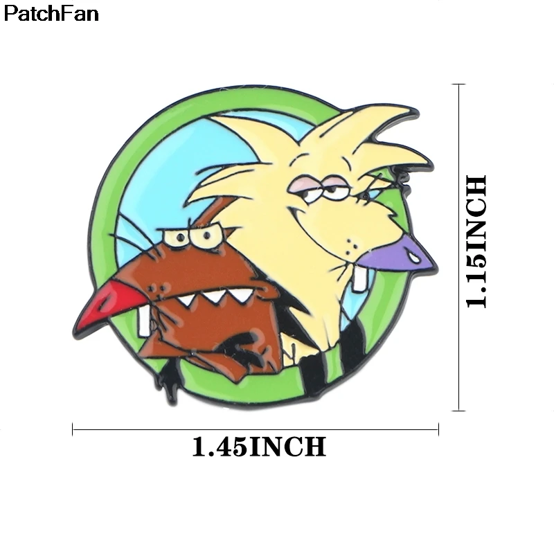 20 шт./лот A2688 Patchfan Angry Beaver цинковый Шарм мультфильм булавка рубашка пальто Броши Одежда рюкзак аксессуар металлические ювелирные изделия значки
