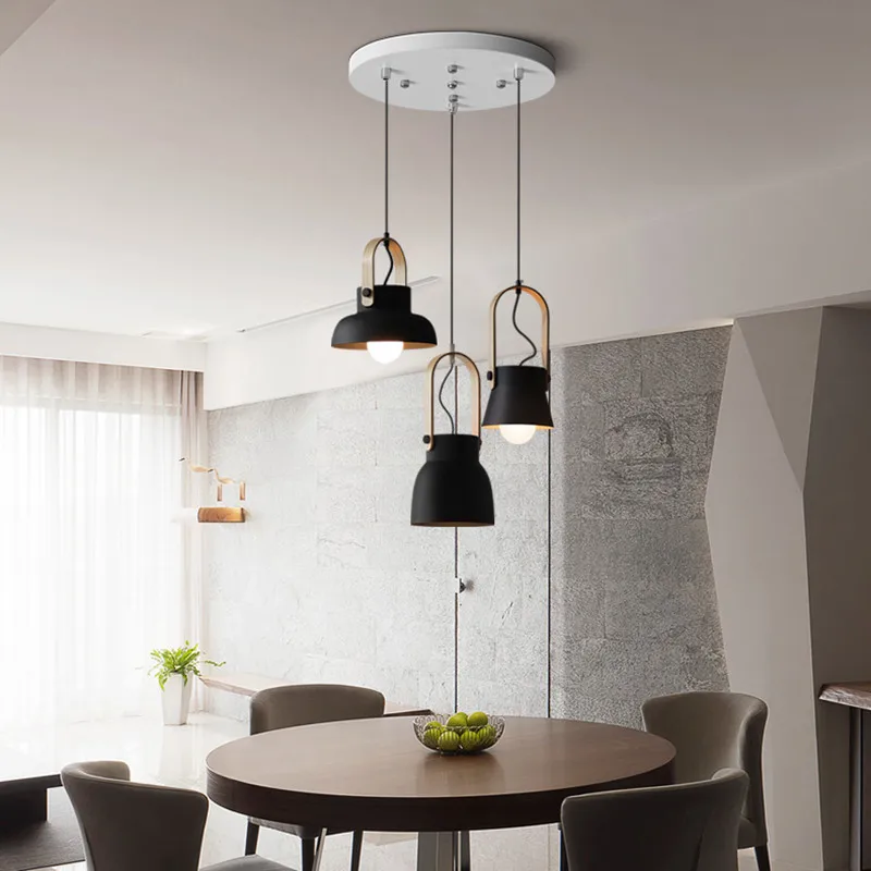 

Modern Led Metal Pendant Lights Wrought Iron Glass Round Ball Brass Rod Hanging Lamp For Living Roomcafekitchen Nordic Lighting