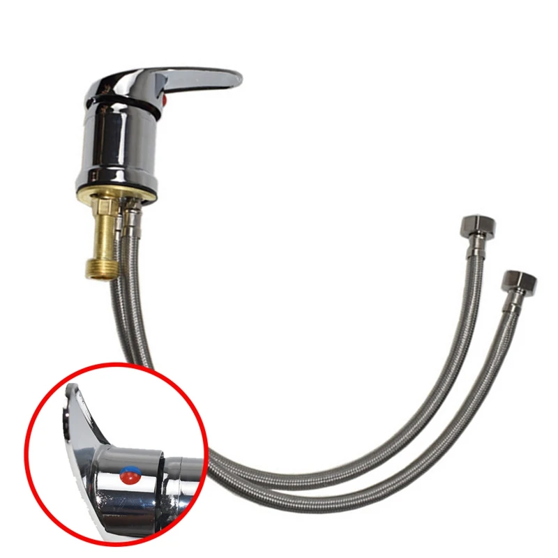 

Hot and Cold Double Pipe Mixing Valve Domestic Barber Shop Faucet Mixing Valve Shampoo On-off Valve Hot And Cold Control Nozzle