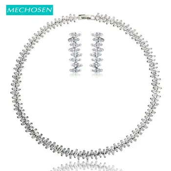 

Mona Lisa White Noiva Wedding Jewelry Sets Pendants Necklaces & Brincos Wedding Necklace Personality Women Men Jewelry Unhas Uk