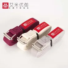 Регулируемый спортивный эластичный ремень для йоги с d-образным кольцом для спортзала, талии, ног, фитнеса, йоги