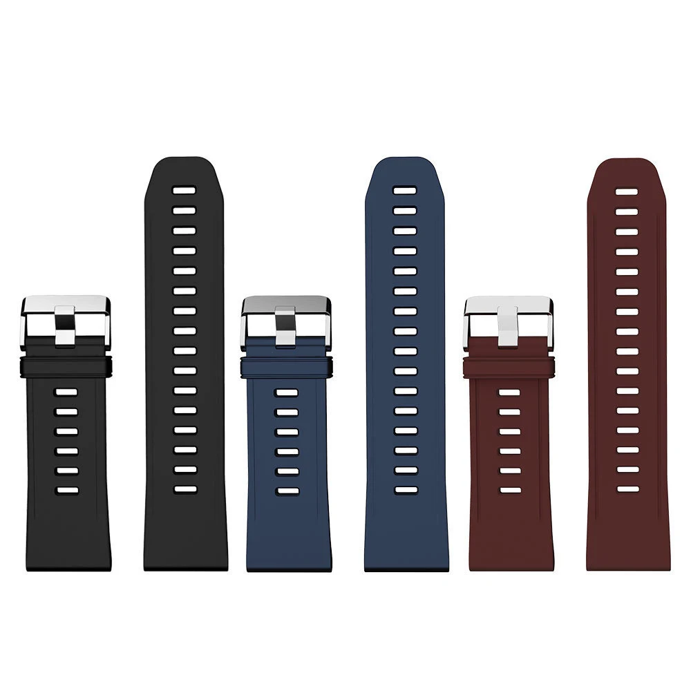 

New 25mm TPU Watch Band Universal Sport Watch Strap Replacement For LOKMAT Smart Watch Two Color Sports Straps Watch Accessories
