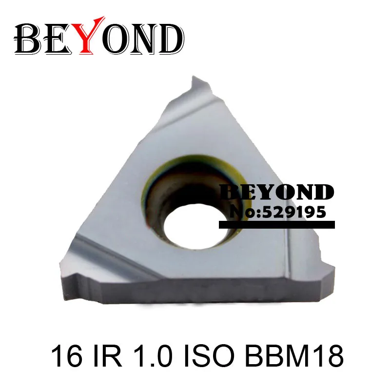 

BEYOND 16 IR 1.0/1.25/1.5/1.75/2.0/2.5/3.0 ISO Carbide Inserts Lathe Tool Holder Threading Turning Tools 16IR ISO SNR SEL CNC