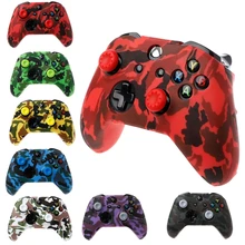 Silicone Protective Skin Case for XBox One X S Controller Protector Water Transfer Printing Camouflage Cover Grips Caps Silicone Protective Skin Case for XBox One X S Controller Protector Water Transfer Printing Camouflage Cover Grips Caps