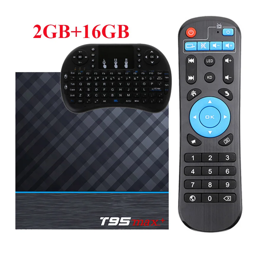 T95 MAX Plus Android tv Box Android 9,0 Amlogic S905X3 Smart tv Box 4K Android Box T95 MAX четырехъядерный 2,4G& 5G Wifi медиаплеер - Цвет: 2GB16GB Add i8