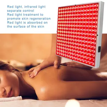 

80-240V 45W 225LED Red Light Therapy Panel Pain Relief Light Physiotherapy Instrument Relieve Pain Body Therapy Panel HealthCare