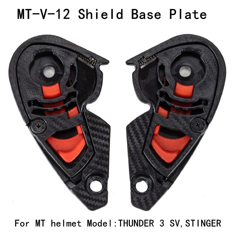 Shas 1 Pair Helmet Visors Shield Gear Base Plate Lens Holder For AXXIS Darkens I.306167563