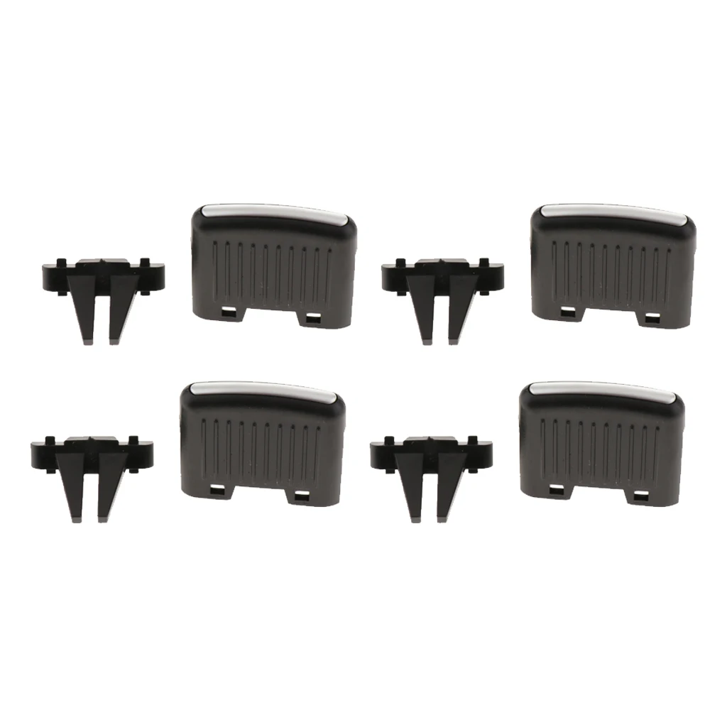 Pack of 4 Front Row Fresh Air Grille Clips Air Conditioning Vent Outlet Tab Clip for VW Sagitar